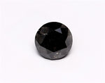 1.4 Carat Natural Black Round Diamond GIA