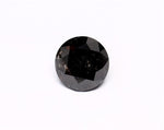 2.02 Carat Natural Black Round Diamond GIA
