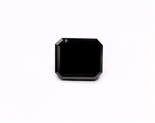 1.54 Carat Natural Black Emerald Diamond GIA