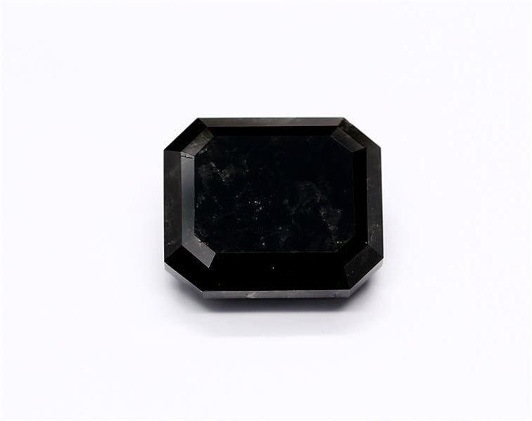6.1 Carat Black Emerald Diamond