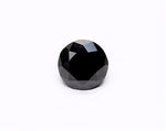 1.08 Carat Natural Black Round Diamond GIA