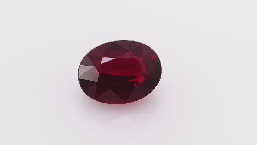 3.03 Carat Red MOZAMBIQUE Oval Ruby CD | LEIBISH