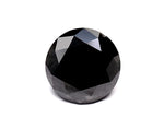 4.03 Carat Black Round Diamond