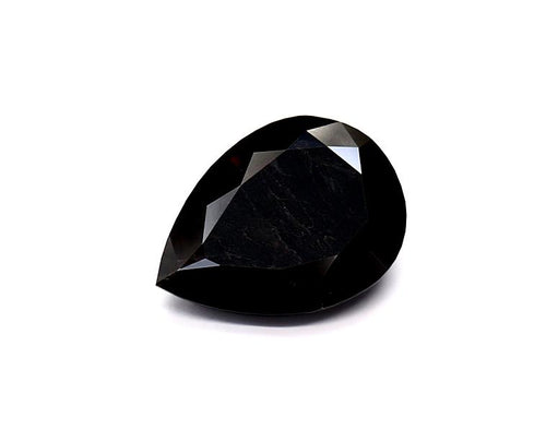 2.19 Carat Natural Black Pear Diamond GIA