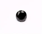1.86 Carat Natural Black Round Diamond GIA