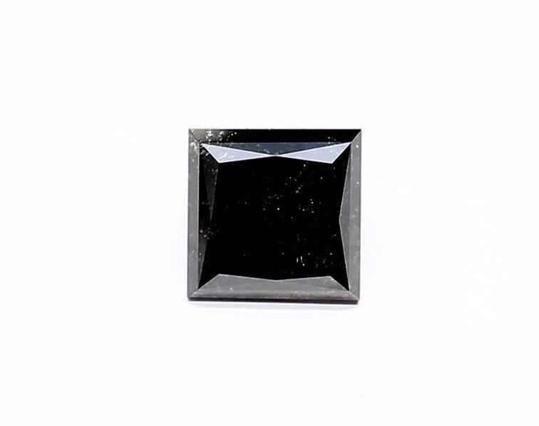 1.26 Carat Natural Black Princess Diamond GIA