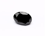 3.35 Carat Natural Black Oval Diamond GIA