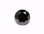 0.29 Carat Natural Black Round Diamond GIA