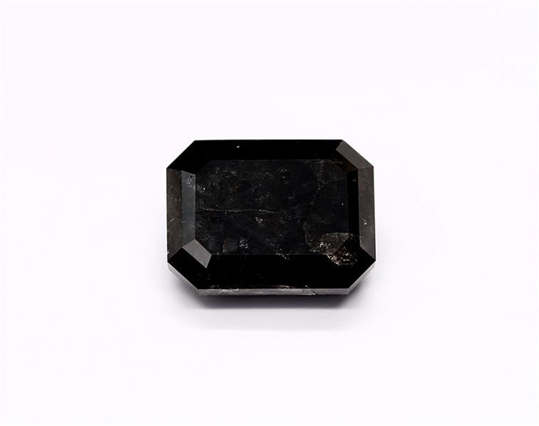 4.49 Carat Black Emerald Diamond