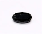 0.8 Carat Natural Black Oval Diamond GIA