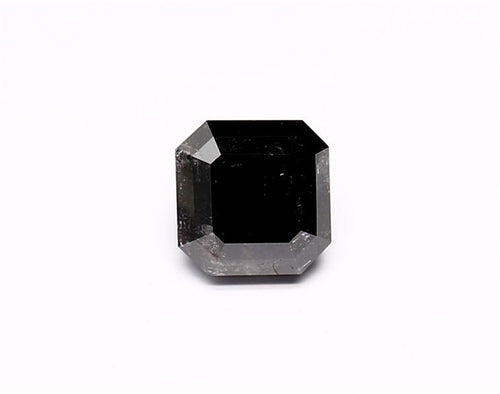 1.15 Carat Natural Black Emerald Diamond GIA