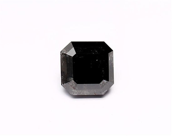 1.15 Carat Natural Black Emerald Diamond GIA