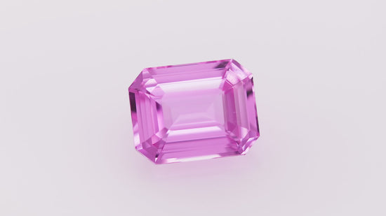 2.94 Carat Pink MADAGASCAR Emerald Sapphire