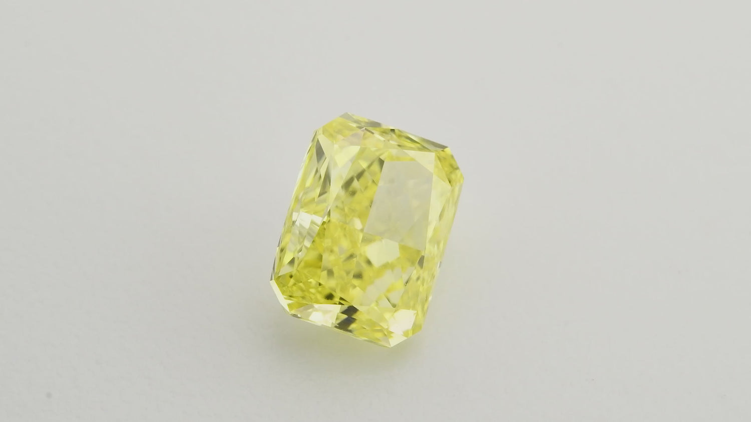 1.01 Carat Fancy Intense Yellow Radiant Diamond VS2 GIA