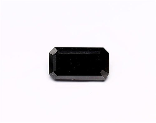 1.23 Carat Natural Black Emerald Diamond GIA
