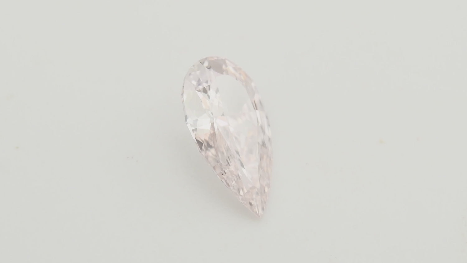 0.50 Carat Light Pink Pear Diamond VS1 GIA