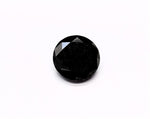 1.43 Carat Natural Black Round Diamond GIA