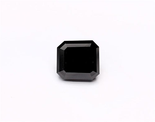 0.93 Carat Natural Black Emerald Diamond GIA