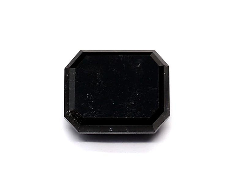 1.02 Carat Natural Black Emerald Diamond GIA