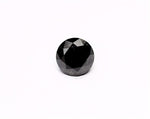 1.83 Carat Natural Black Round Diamond GIA
