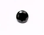 1.93 Carat Natural Black Round Diamond GIA