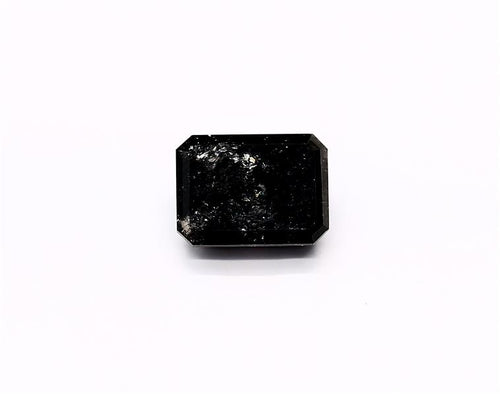 2.66 Carat Natural Black Emerald Diamond GIA