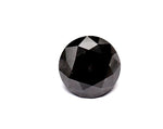 1.88 Carat Natural Black Round Diamond GIA
