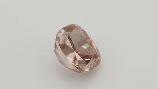 0.71 Carat Fancy Brown Pink Cushion Diamond VS1 GIA