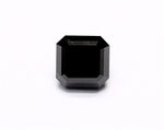 2.71 Carat Natural Black Sq emerald Diamond GIA