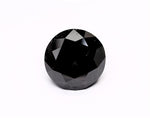 18.11 Carat Natural Black Round Diamond GIA
