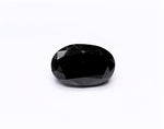 3.07 Carat Natural Black Oval Diamond GIA
