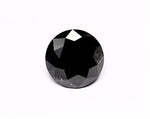 5.13 Carat Natural Black Round Diamond GIA
