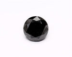 2.46 Carat Natural Black Round Diamond GIA