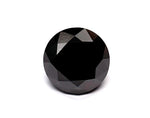 1.02 Carat Natural Black Round Diamond GIA