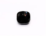 3.44 Carat Natural Black Cushion Diamond GIA