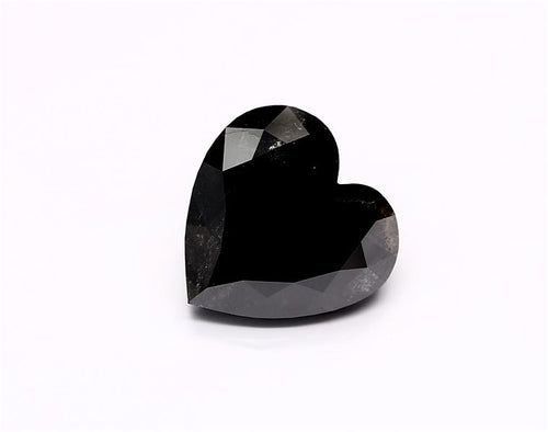 4.33 Carat Black Heart Diamond