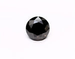 4.7 Carat Natural Black Round Diamond GIA