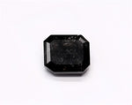 0.83 Carat Natural Dark gray Emerald Diamond GIA