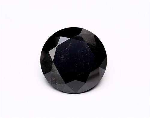 11.6 Carat Black Round Diamond
