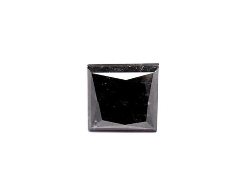 1.81 Carat Natural Black Princess Diamond GIA