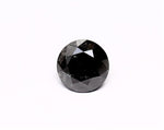 1.09 Carat Natural Black Round Diamond GIA