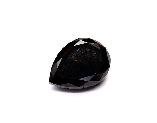 1.98 Carat Black Pear Diamond