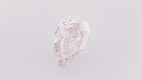 Diamante rosa chiaro a pera da 2,13 carati VVS1 GIA