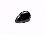 2.92 Carat Natural Black Pear Diamond GIA