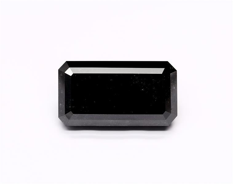 8.79 Carat Black Emerald Diamond