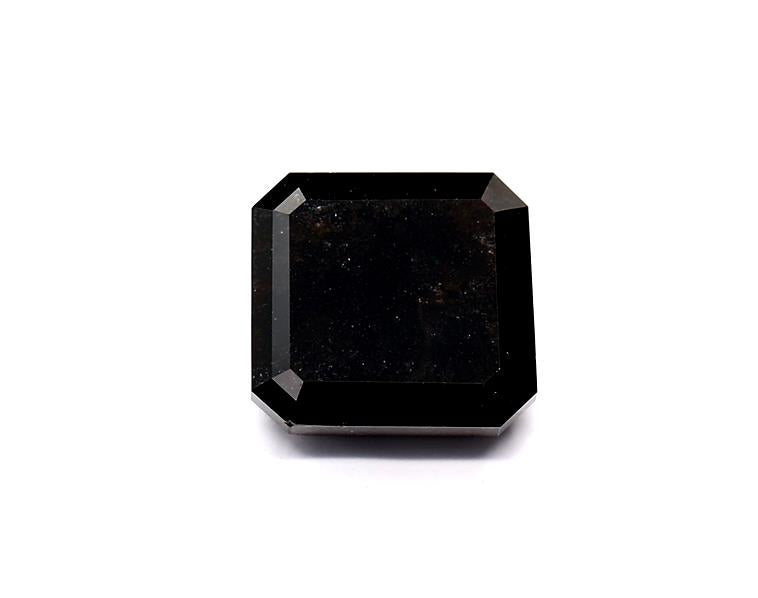 2.71 Carat Natural Black Emerald Diamond GIA