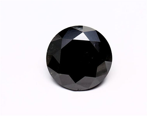 3.25 Carat Black Round Diamond