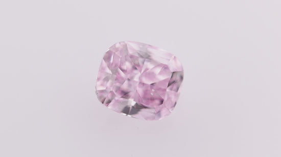 0.63 Carat Fancy Intense Purple Pink Cushion Diamond SI2 GIA