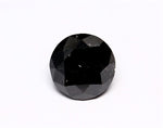 0.4 Carat Natural Black Round Diamond GIA