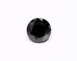 1.08 Carat Natural Black Round Diamond GIA